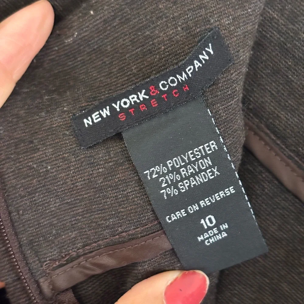 New York & Company Espresso Pencil Skirt - Picture 4 of 8